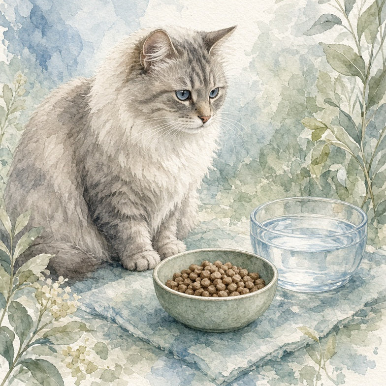Managing Weight, Appetite, and Hydration in Older Cats