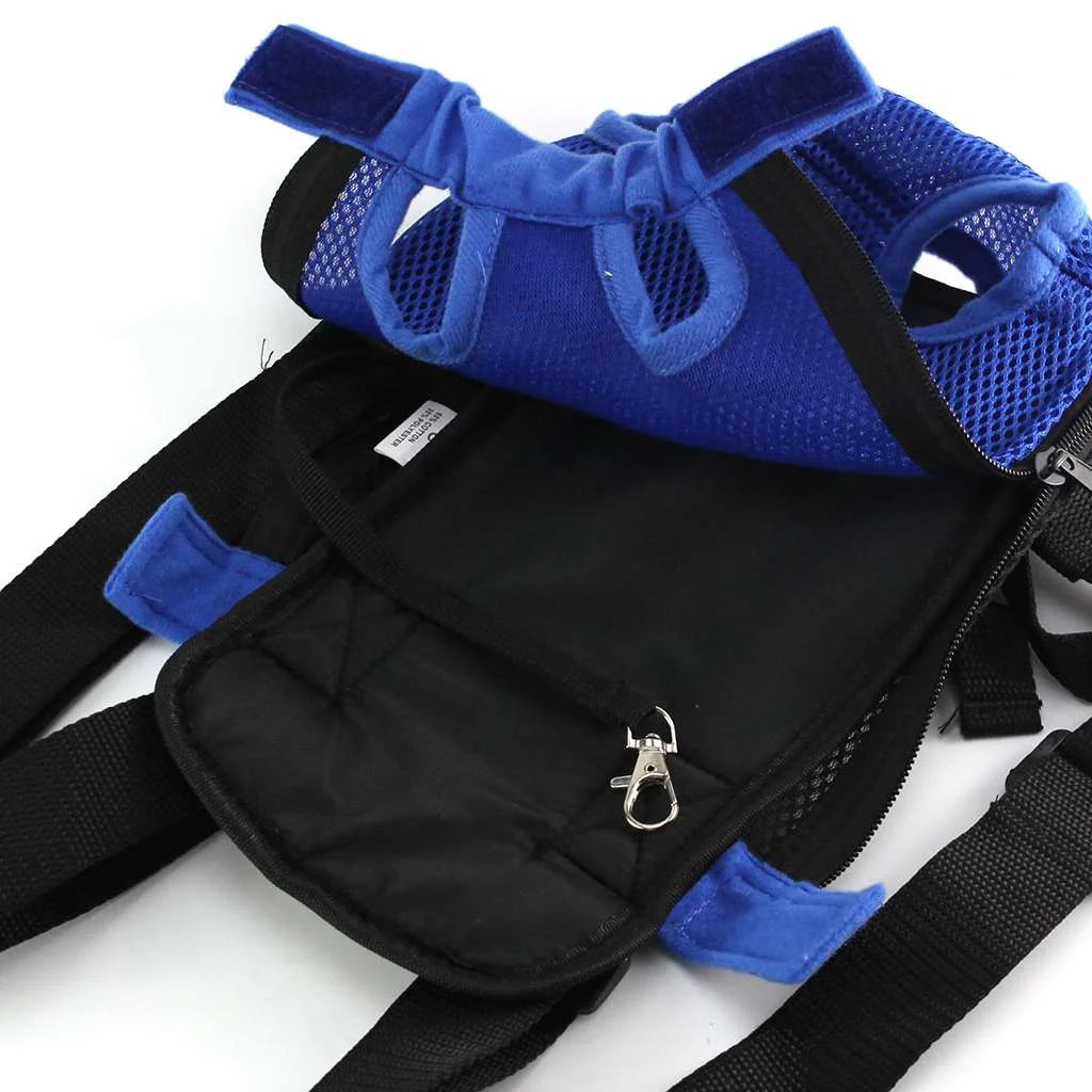 PULLIMORE Pet Carrier Backpack Front Pack, Dog Cat Carrier Travel Bag Adjustable Straps Legs Out for Small Medium Pets (S, Pink)