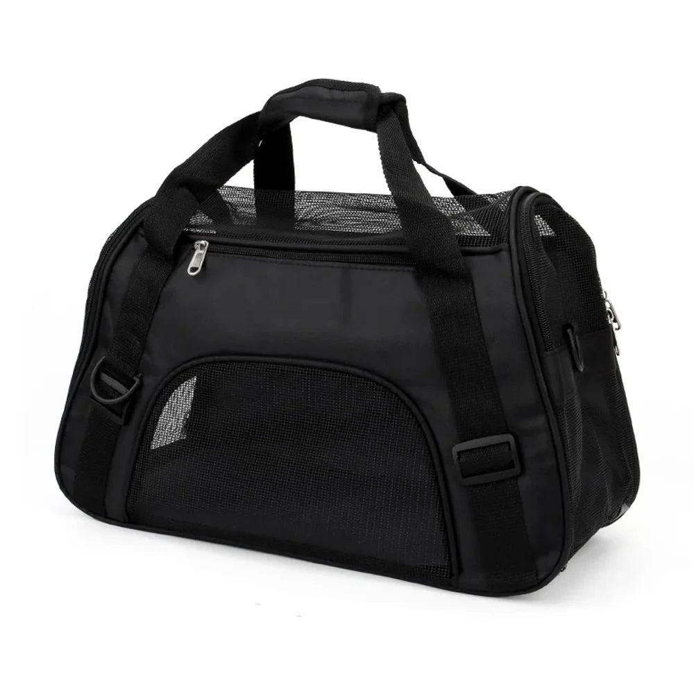 Cat Bags Portable Dog Carrier Bag Mesh Breathable Carrier Bags for Small Dogs Foldable Cats Handbag Travel Pet Bag Transport Bag