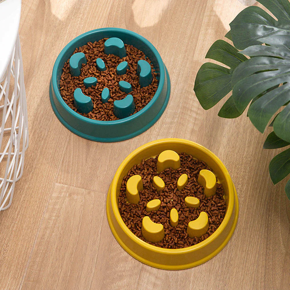 Slow Feeder Food Bowl for Anxious Dogs