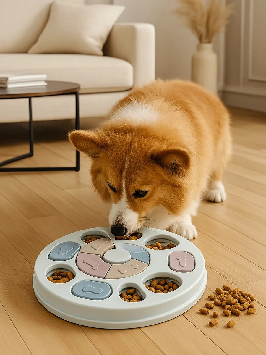 Puzzle Feeder for Anxious Dogs