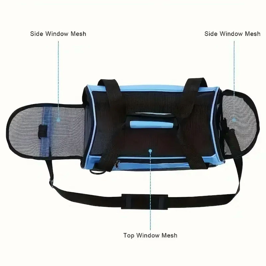 Cat Bags Portable Dog Carrier Bag Mesh Breathable Carrier Bags for Small Dogs Foldable Cats Handbag Travel Pet Bag Transport Bag