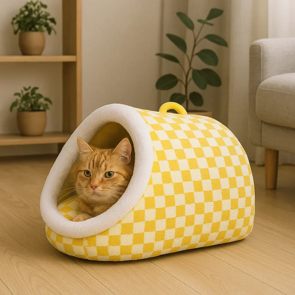 Hideaway Cat Bed for Anxious Cats