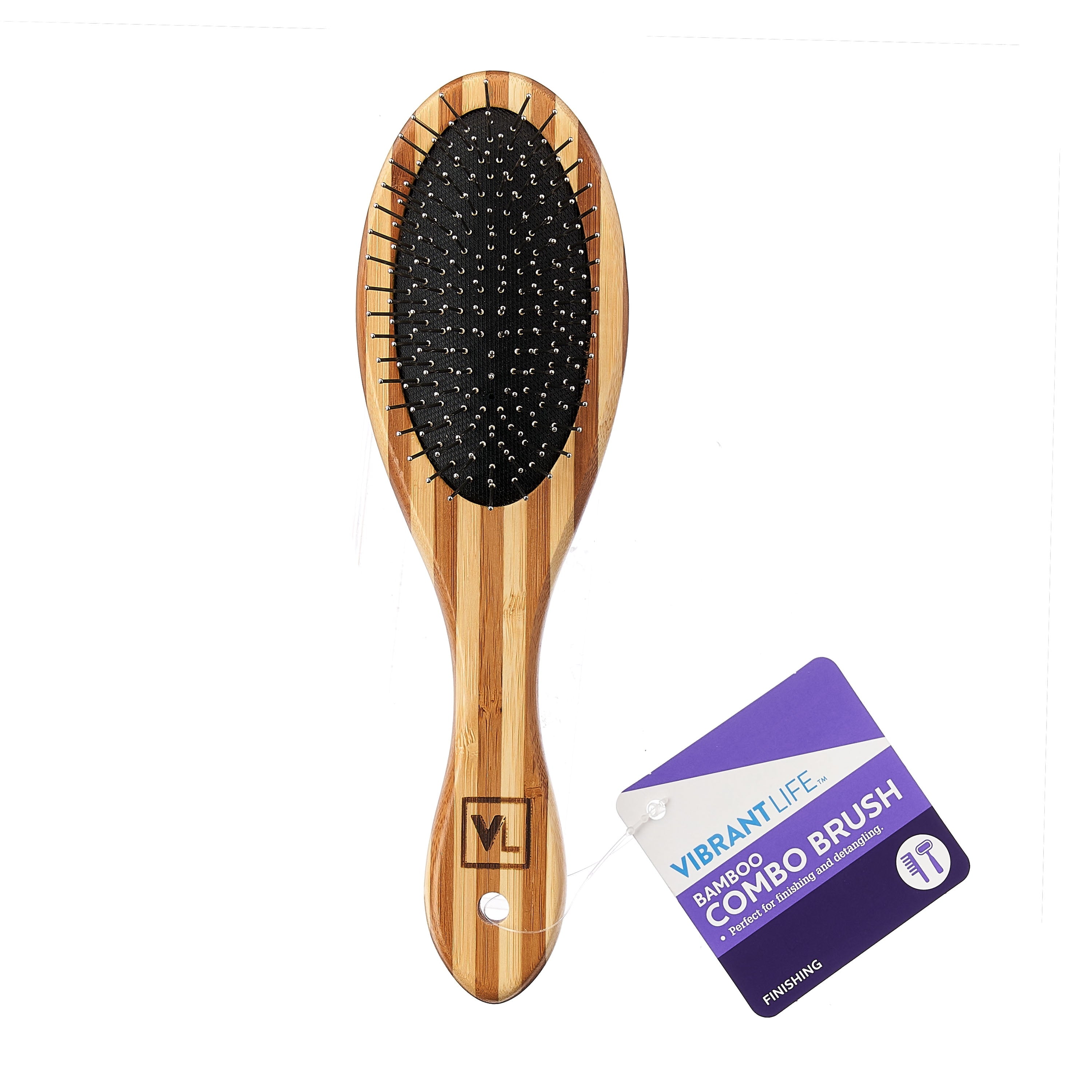 Bamboo Pin & Bristle Dog Grooming Brush