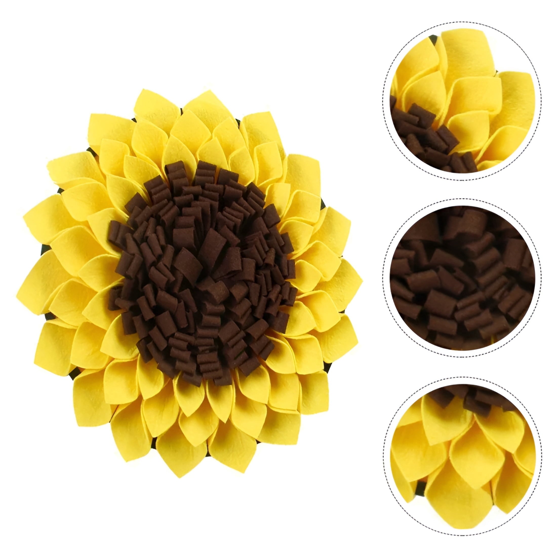 Adorable Feeding Mat Snuffle Mat for Pet Dog with Non Slip and Machine Washable Snuffle Mat for Large Dogs 38X38In