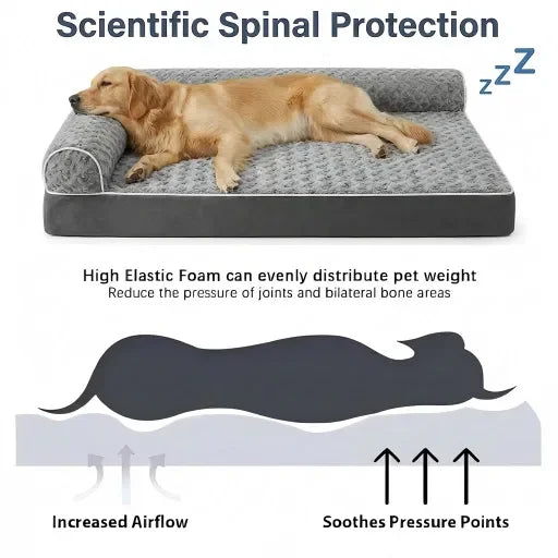 Waterproof Memory Foam Orthopedic Dog Couch Bed
