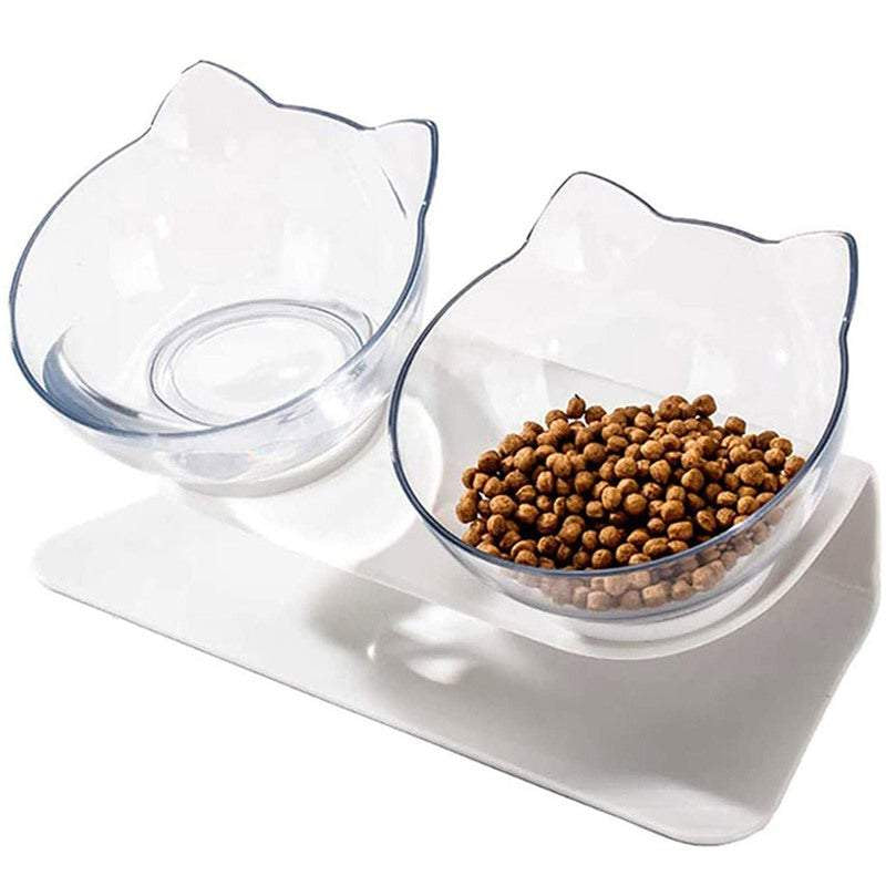 Elevated Feeding Station for Senior Cats