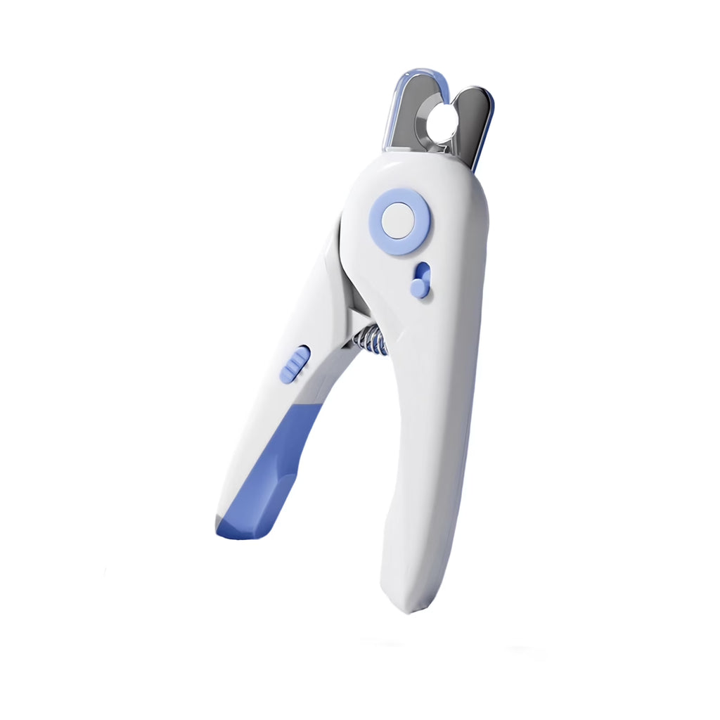 LED Pet Nail Clippers with Light, Quick Vein Identification for Safe Grooming, Professional Sharp Blade Nail Trimmer for Dogs and Cats of All Sizes, Home Pet Grooming Essential Tool(Blue)