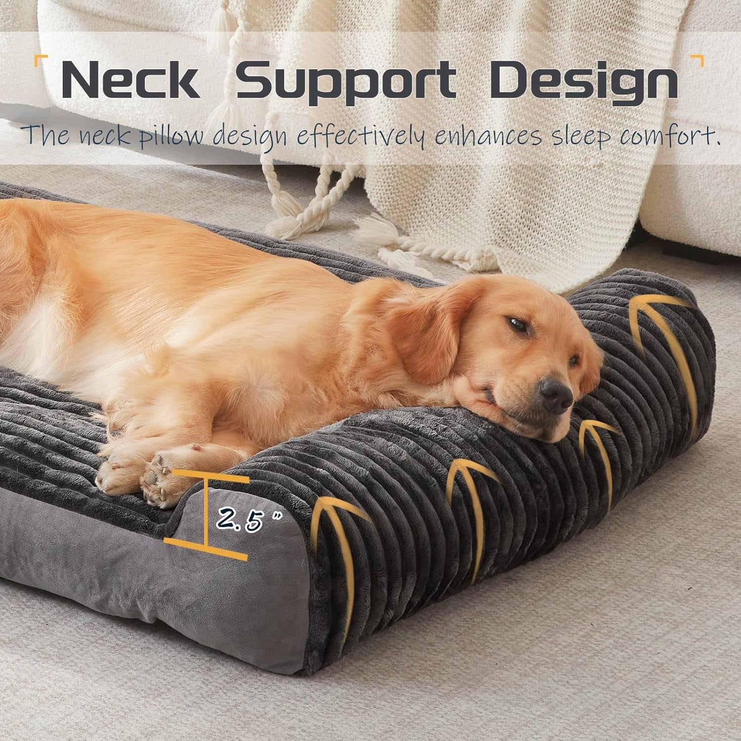 Orthopedic Dog Bed for Small, Medium, and Large Dogs