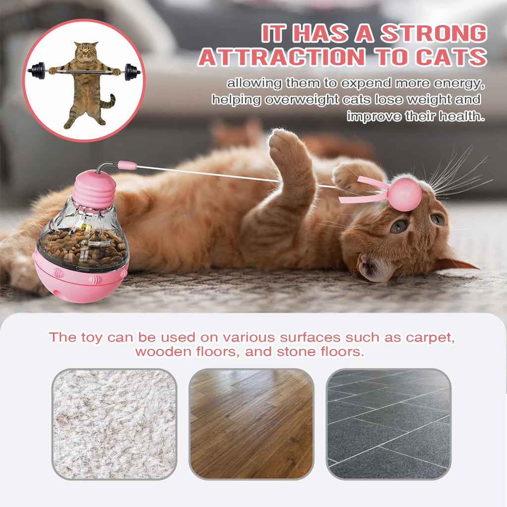 Cat Interactive Toys for Indoor Cats Kitten Wand Feather Toy Weight Loss Kitty Funny Catnip Balls Pet Supplies Birthday Gift
