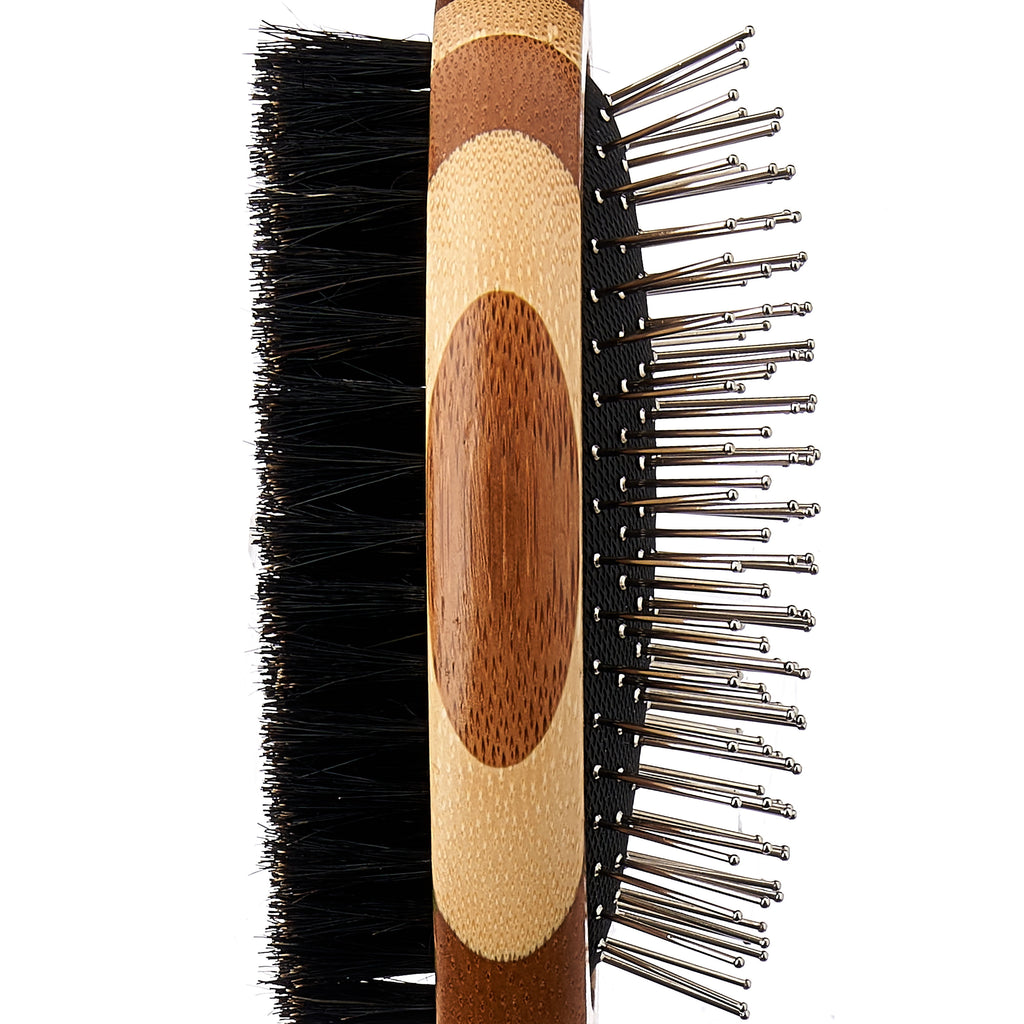 Bamboo Pin & Bristle Dog Grooming Brush