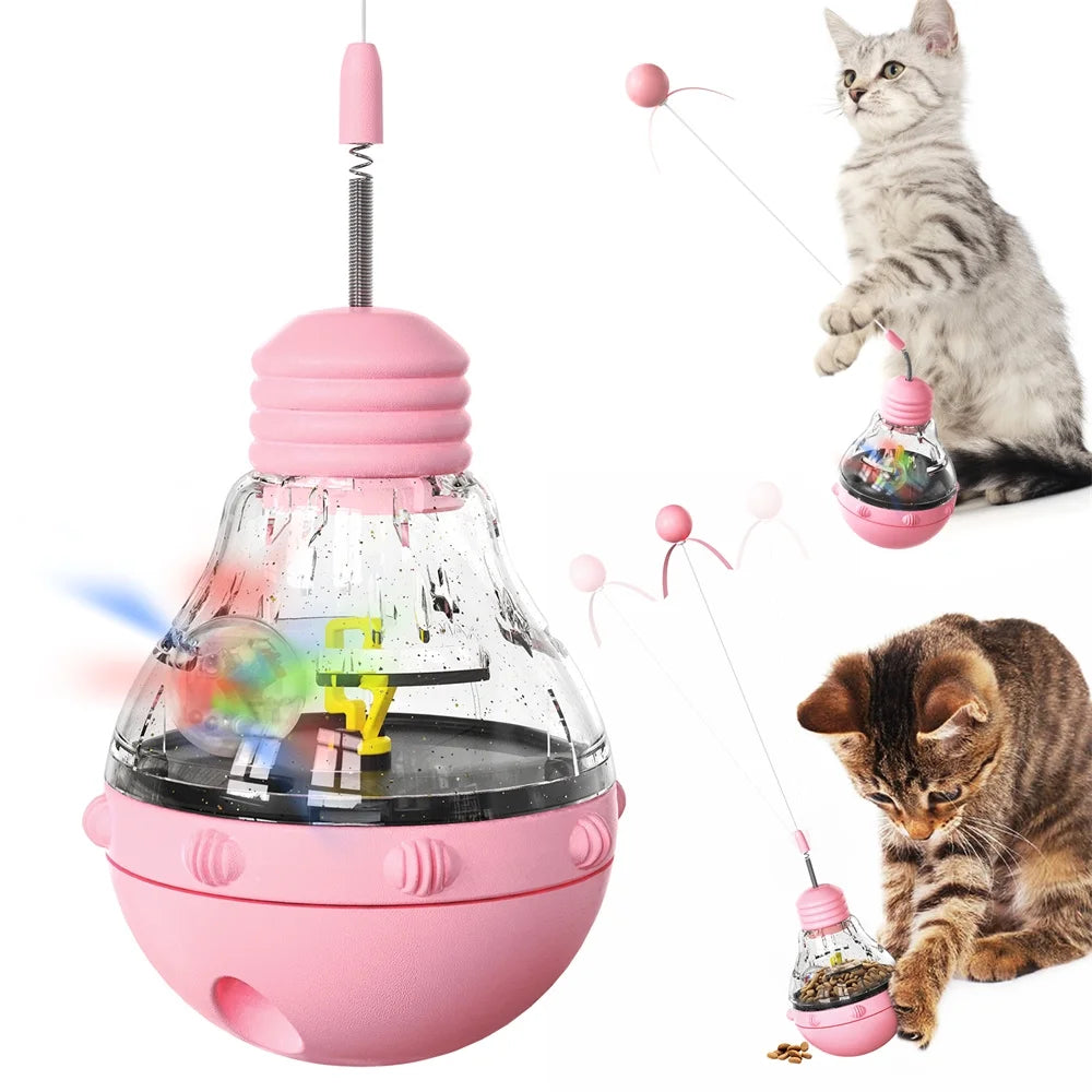 Cat Interactive Toys for Indoor Cats Kitten Wand Feather Toy Weight Loss Kitty Funny Catnip Balls Pet Supplies Birthday Gift