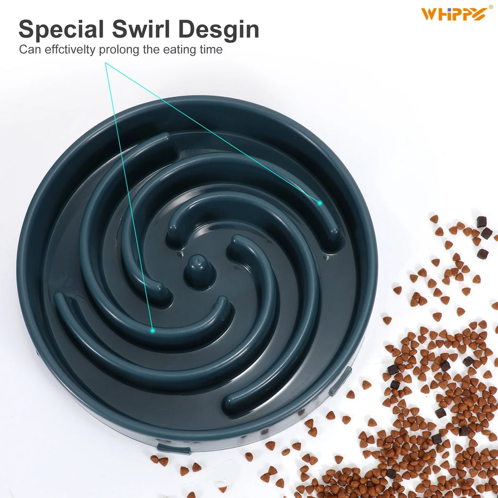 Slow Feeder Dog Bowl, Pet Food Feeding Bowl, Preventing Choking Bloat Dogs Bowl for Small Medium Large Dogs