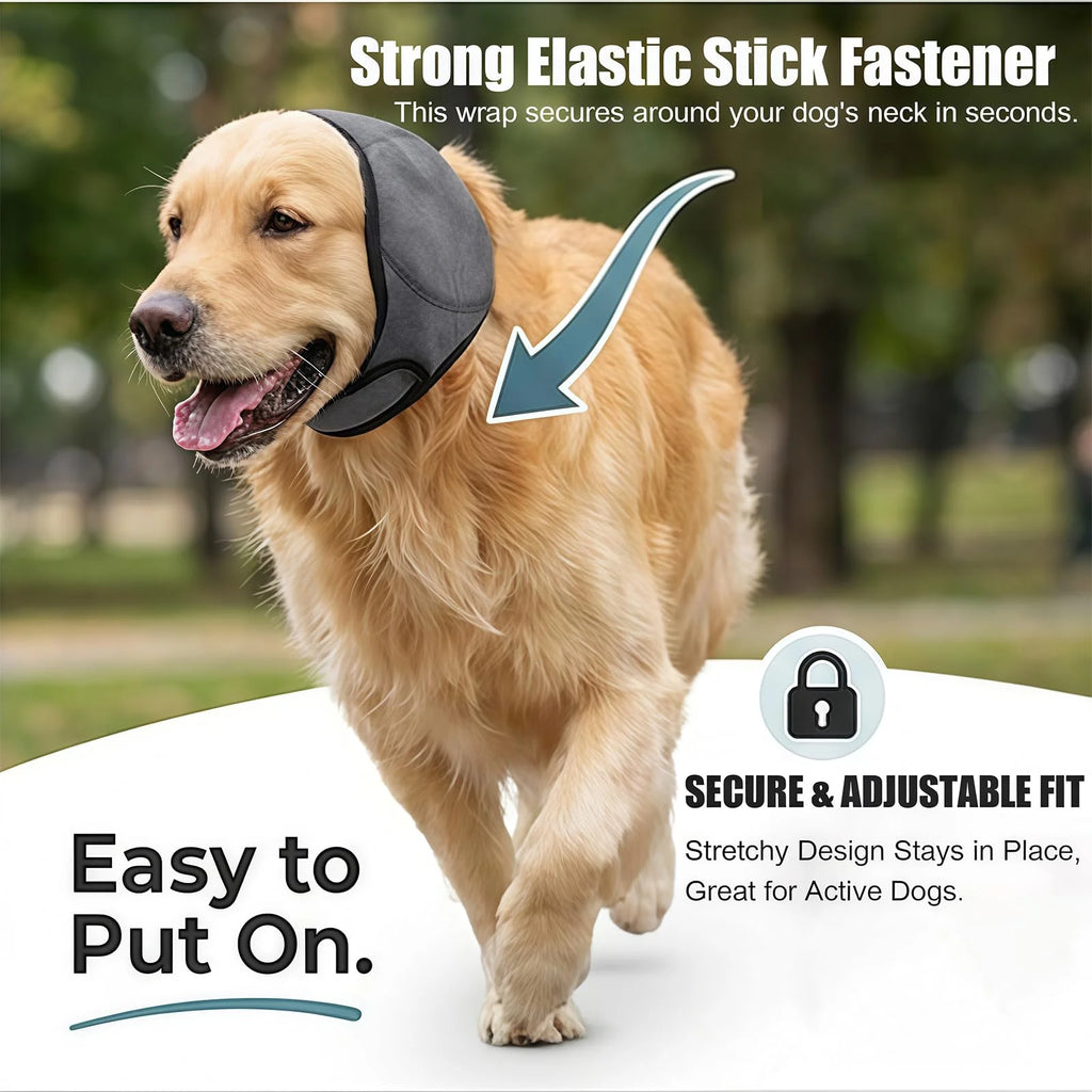 Dog Noise-Reducing Calming Ear Wrap
