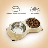 Double Inclined Pet Bowls