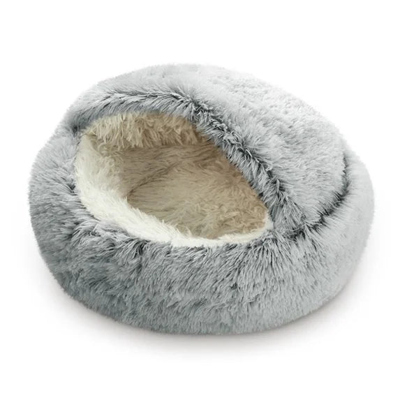 Hooded Cave Cat Bed