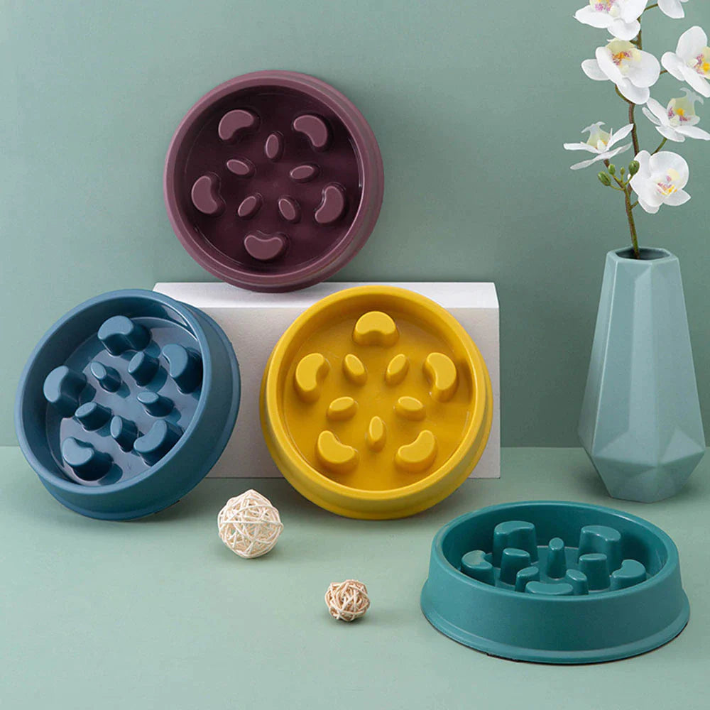 Slow Feeder Food Bowl for Anxious Dogs