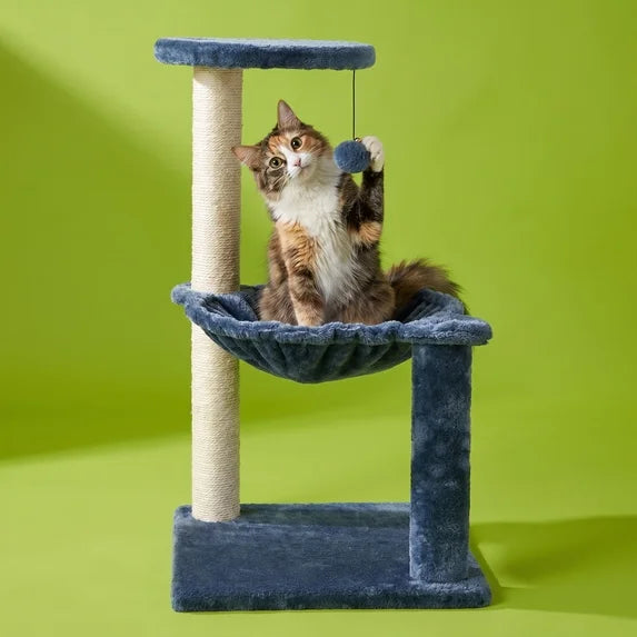 3-Level Cat Tower with Hammock