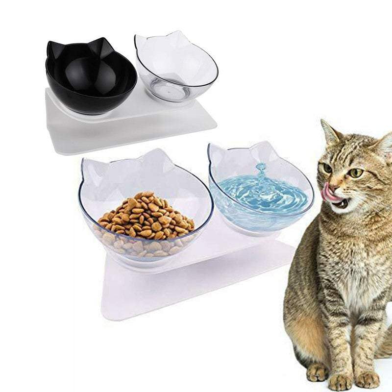 Elevated Feeding Station for Senior Cats