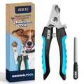 Blue Dog Nail Clippers and Trimmer with Safety Guard, Avoid Over-Cutting Toenail Razor Sharp Blades, Small Medium Large Breeds