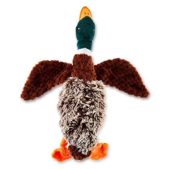 Duck Plush Dog Toy with Honking Squeaker
