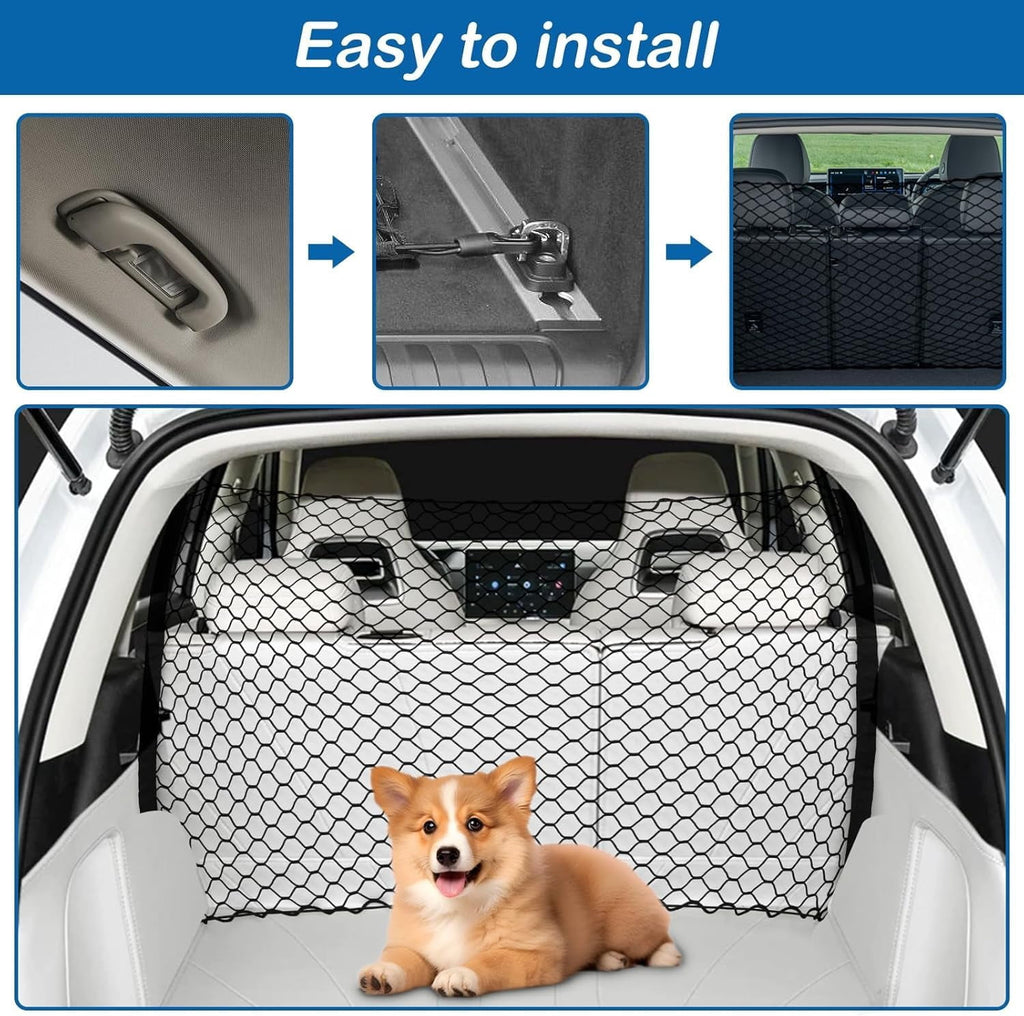 Pet Dog Car Barrier for Suv Car Net for Dogs Gate Gate for Car (47In X 27In)