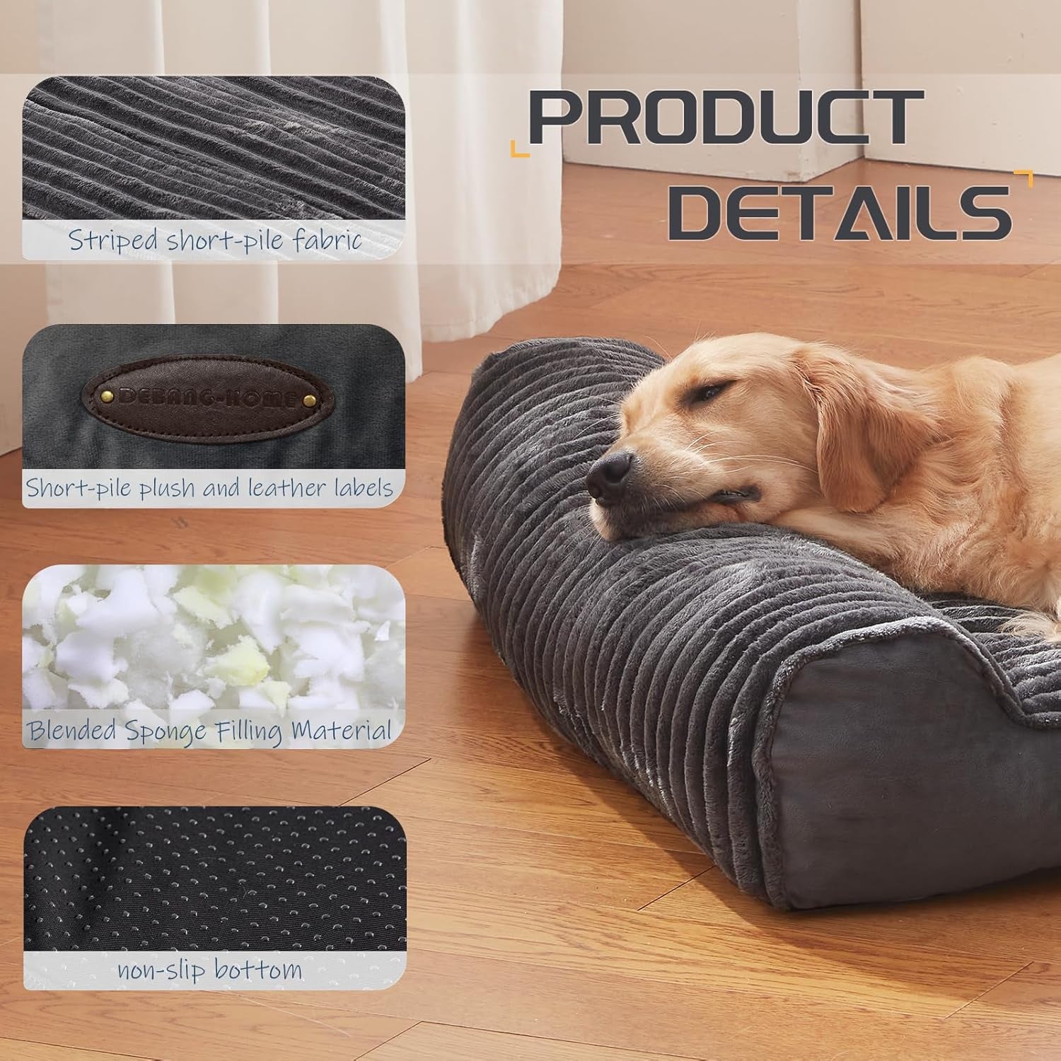 Orthopedic Dog Bed for Small, Medium, and Large Dogs