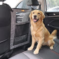 Dog Car Backseat Barrier, Universal Mesh Pet Divider with 2 Mesh Windows, Easy Install Adjustable Pet Fence for All Cars, Suvs, Trucks