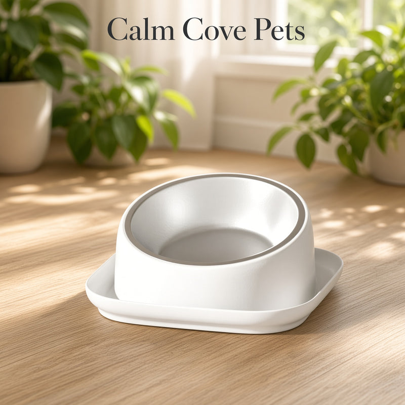 Ergonomic Tilted Pet Bowl