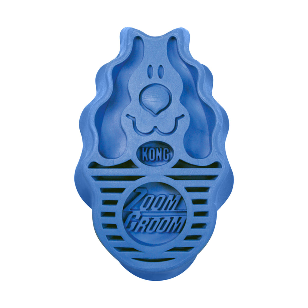 ® Zoomgroom Dog Brush, Promotes Healthy Skin and Coat, Blue, Large