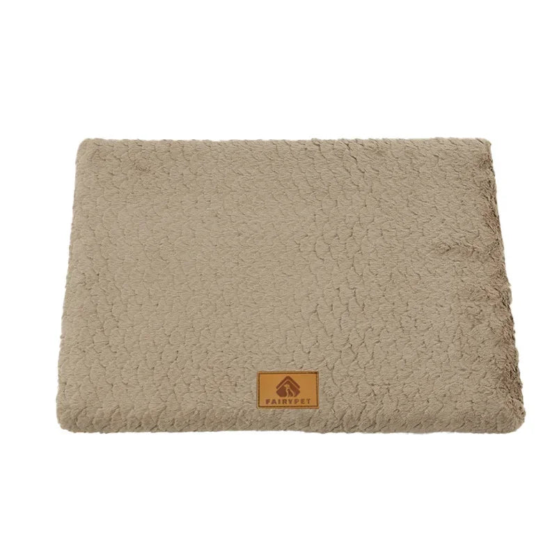 Memory Foam Pet Bed with Faux Fur Cover