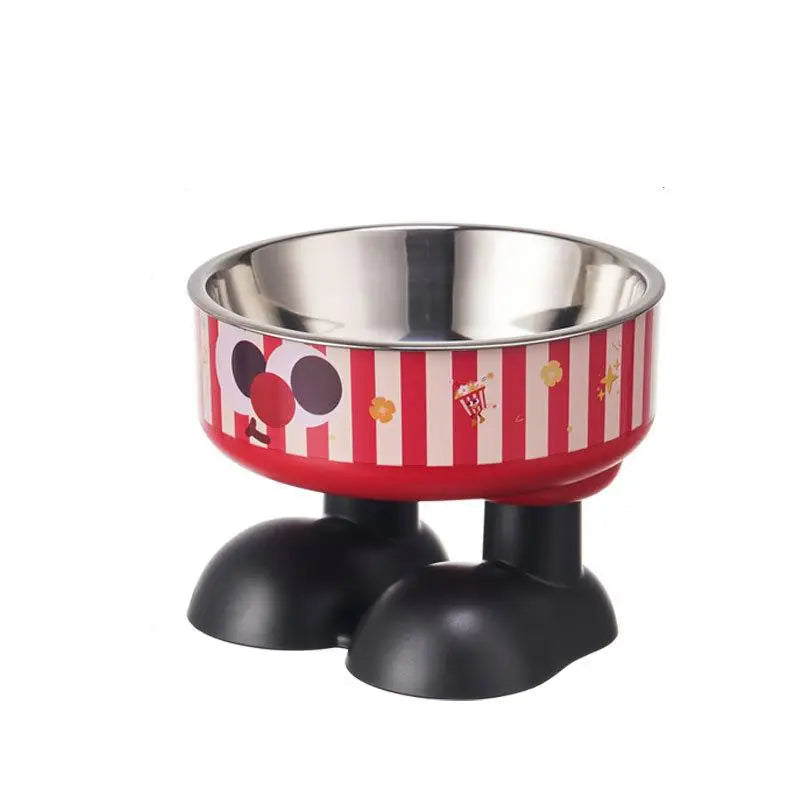 Cartoon Elevated Cat Bowl