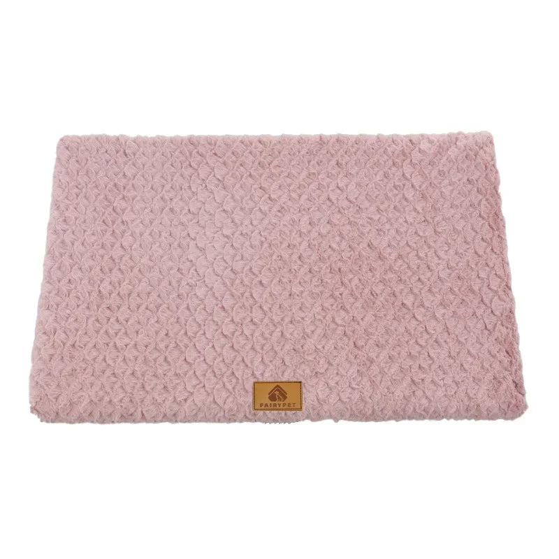 Memory Foam Pet Bed with Faux Fur Cover