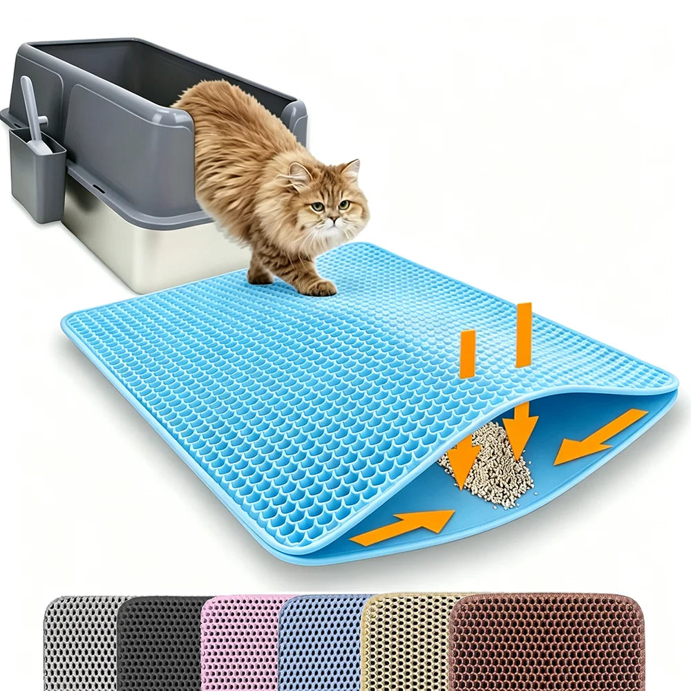 Cat Litter Mat with Removable Cover