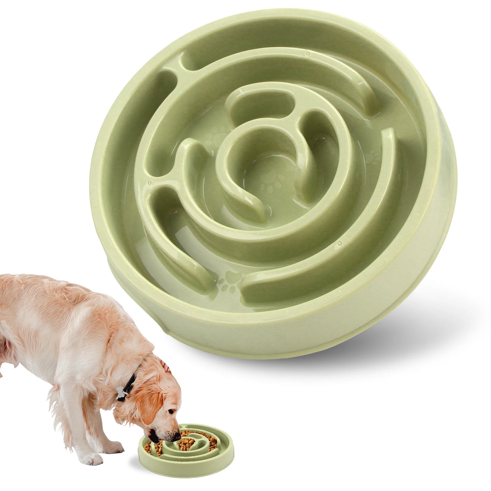 Slow Feeder Bowl for Cats & Dogs