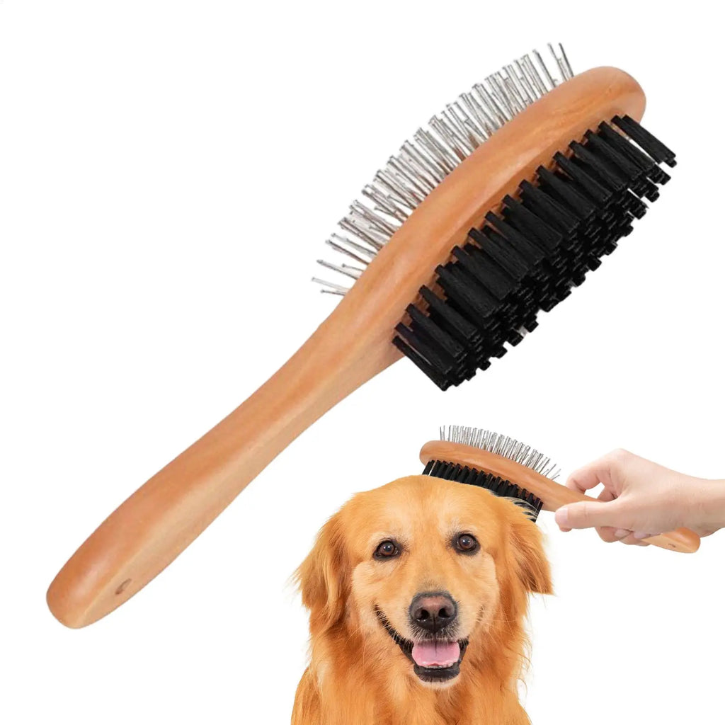 Double-Sided Pet Grooming Brush