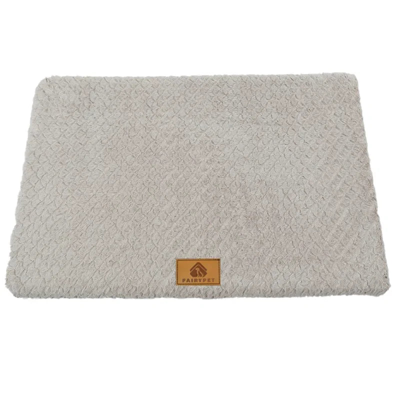 Memory Foam Pet Bed with Faux Fur Cover