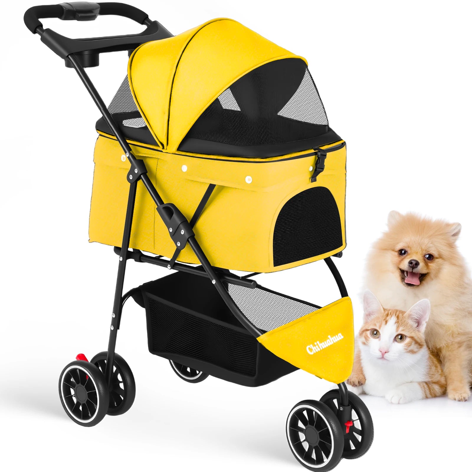 3-Wheel Pet Stroller