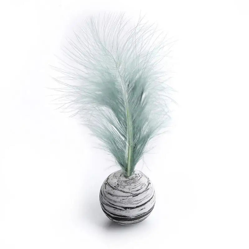 Cat Toy Ball with Feather