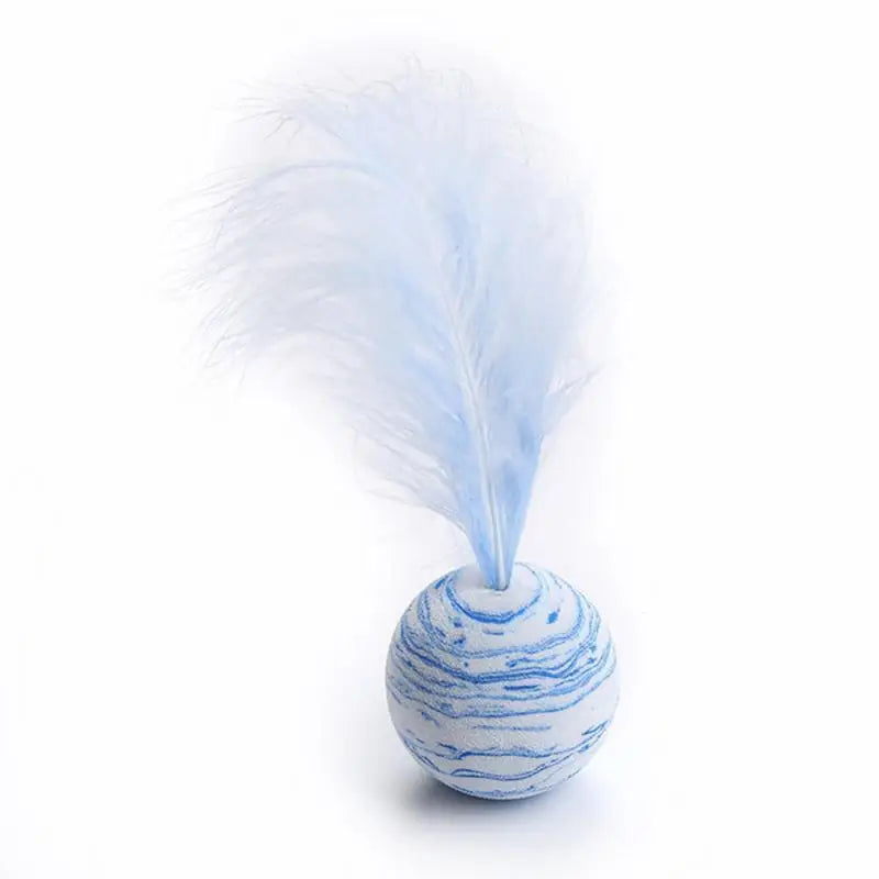 Cat Toy Ball with Feather