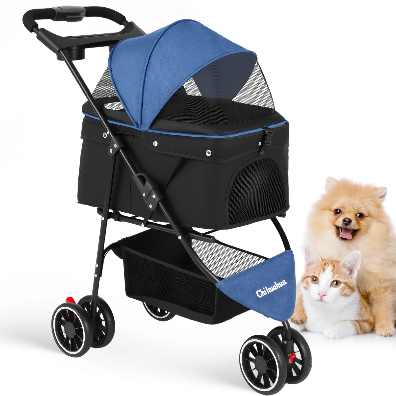 3-Wheel Pet Stroller