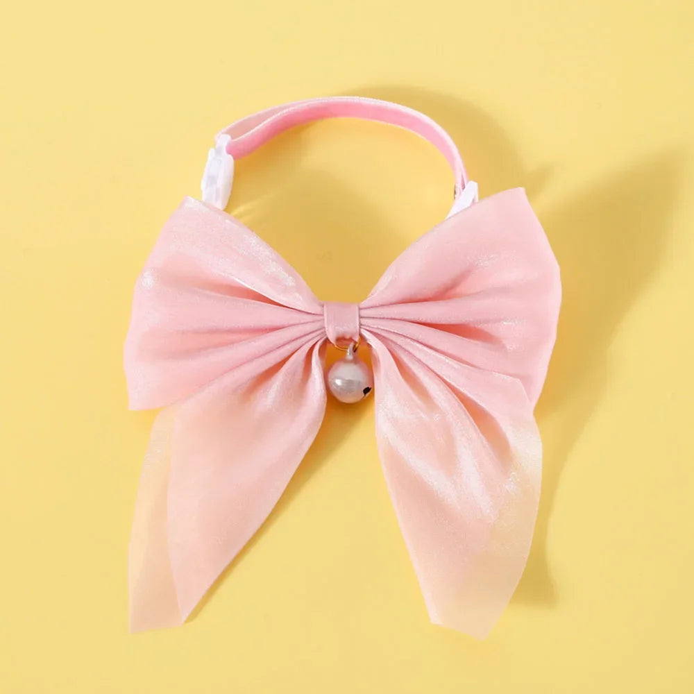 Velvet Bowtie Cat Collar