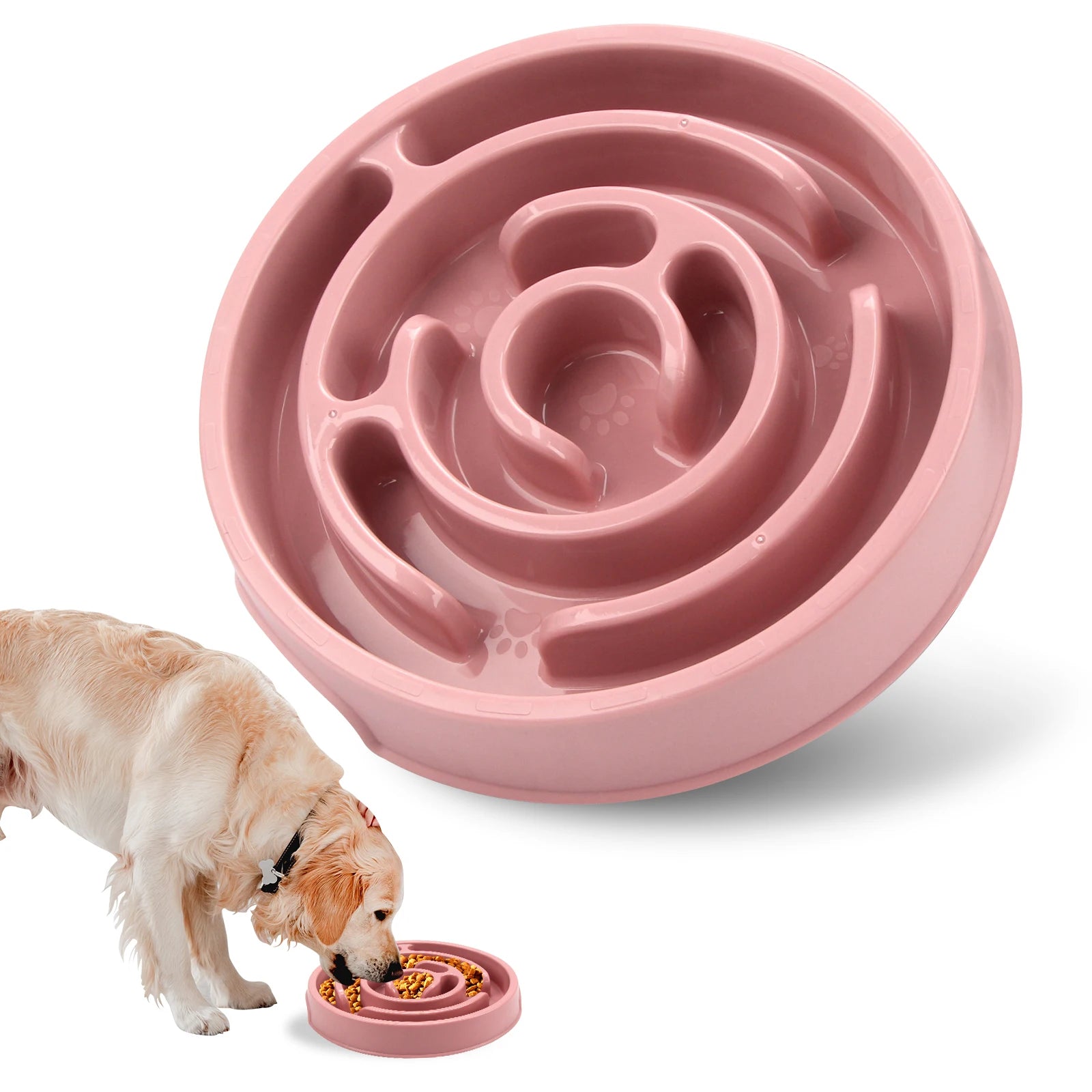 Slow Feeder Bowl for Cats & Dogs