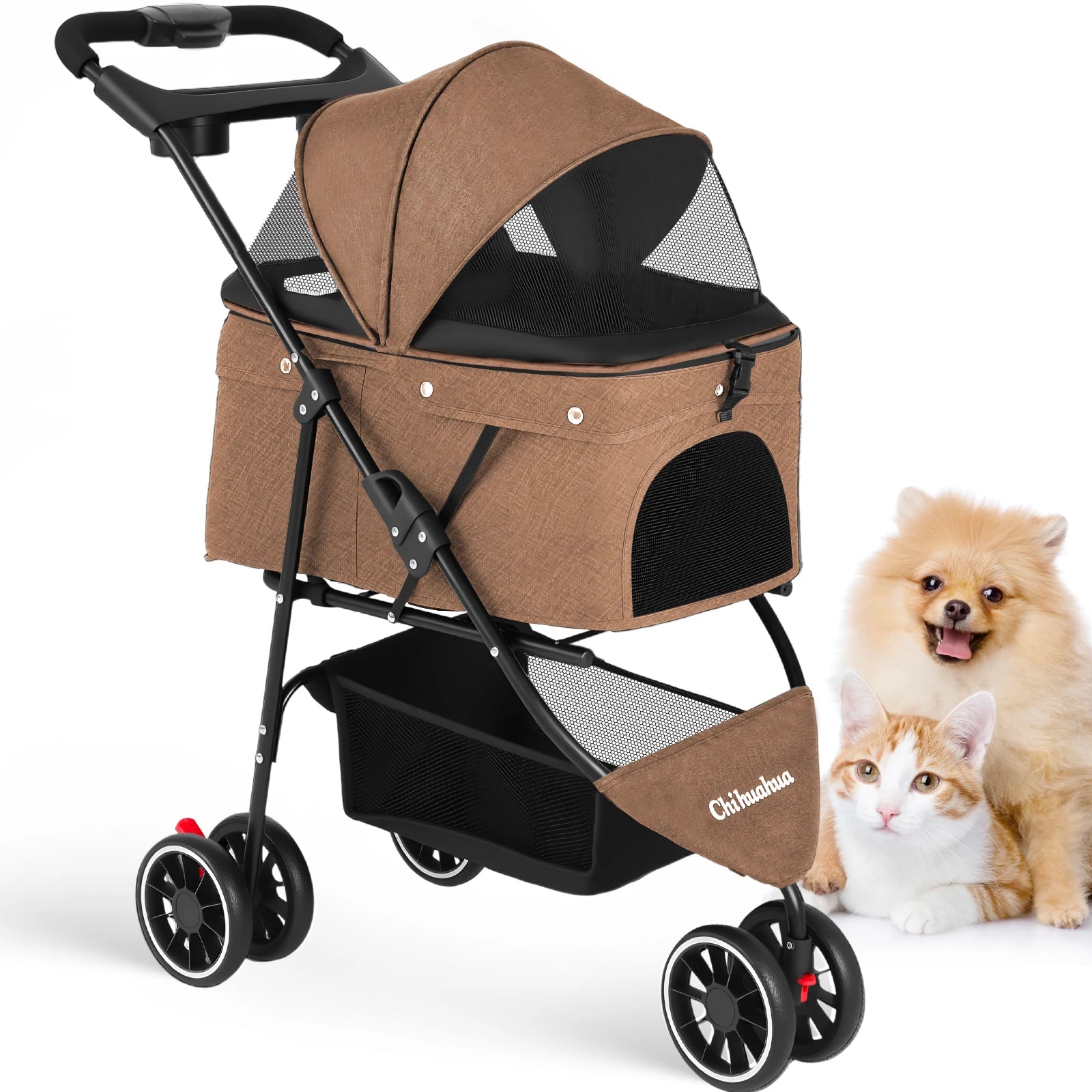 3-Wheel Pet Stroller