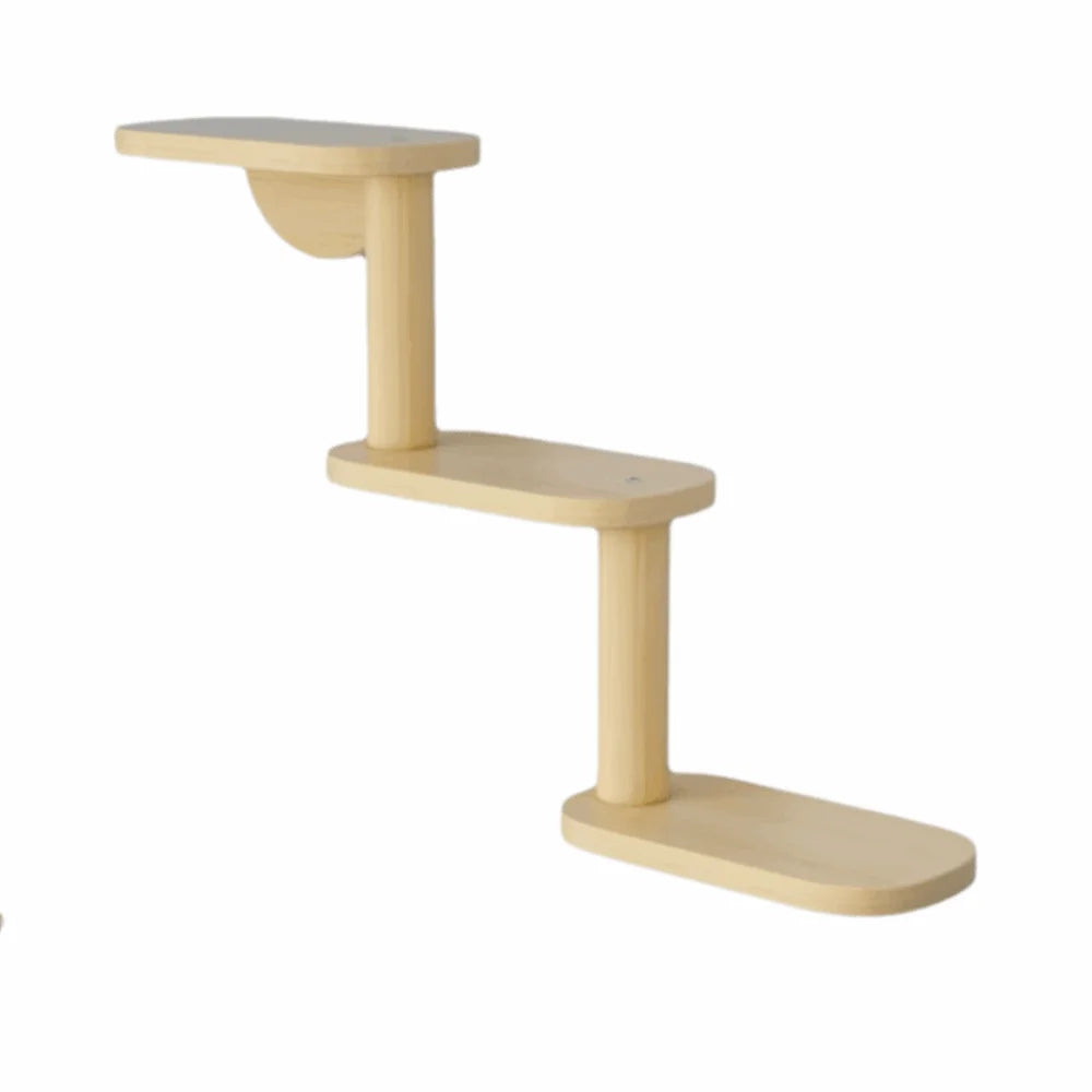 3-Level Wall-Mounted Cat Climbing Shelves
