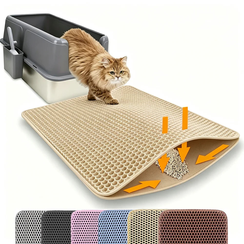 Cat Litter Mat with Removable Cover