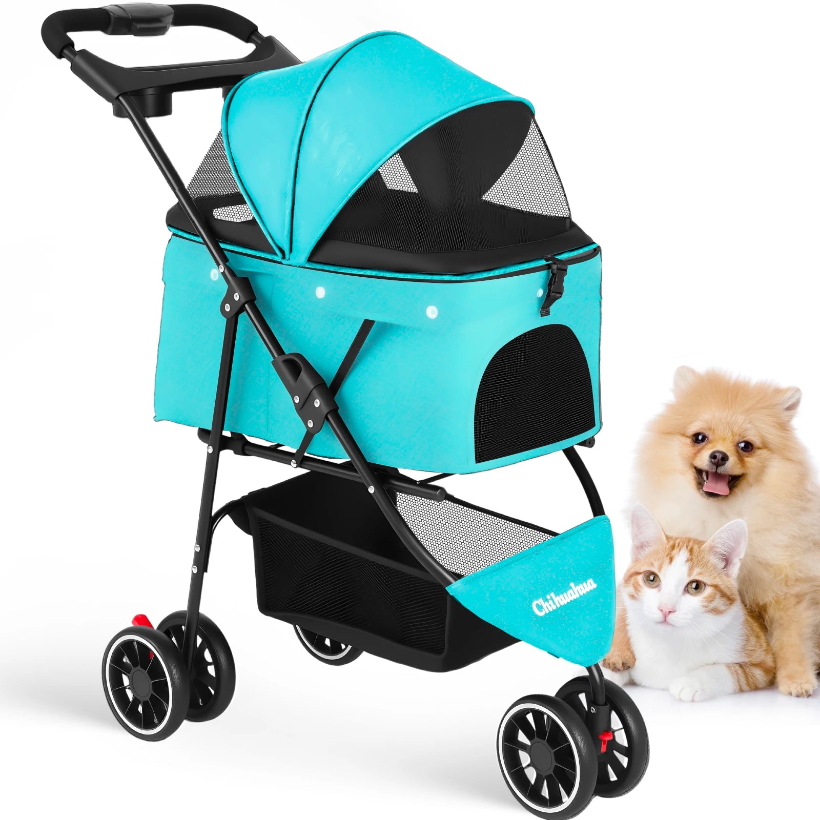 3-Wheel Pet Stroller