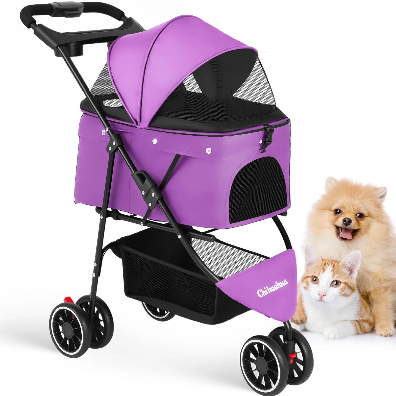 3-Wheel Pet Stroller