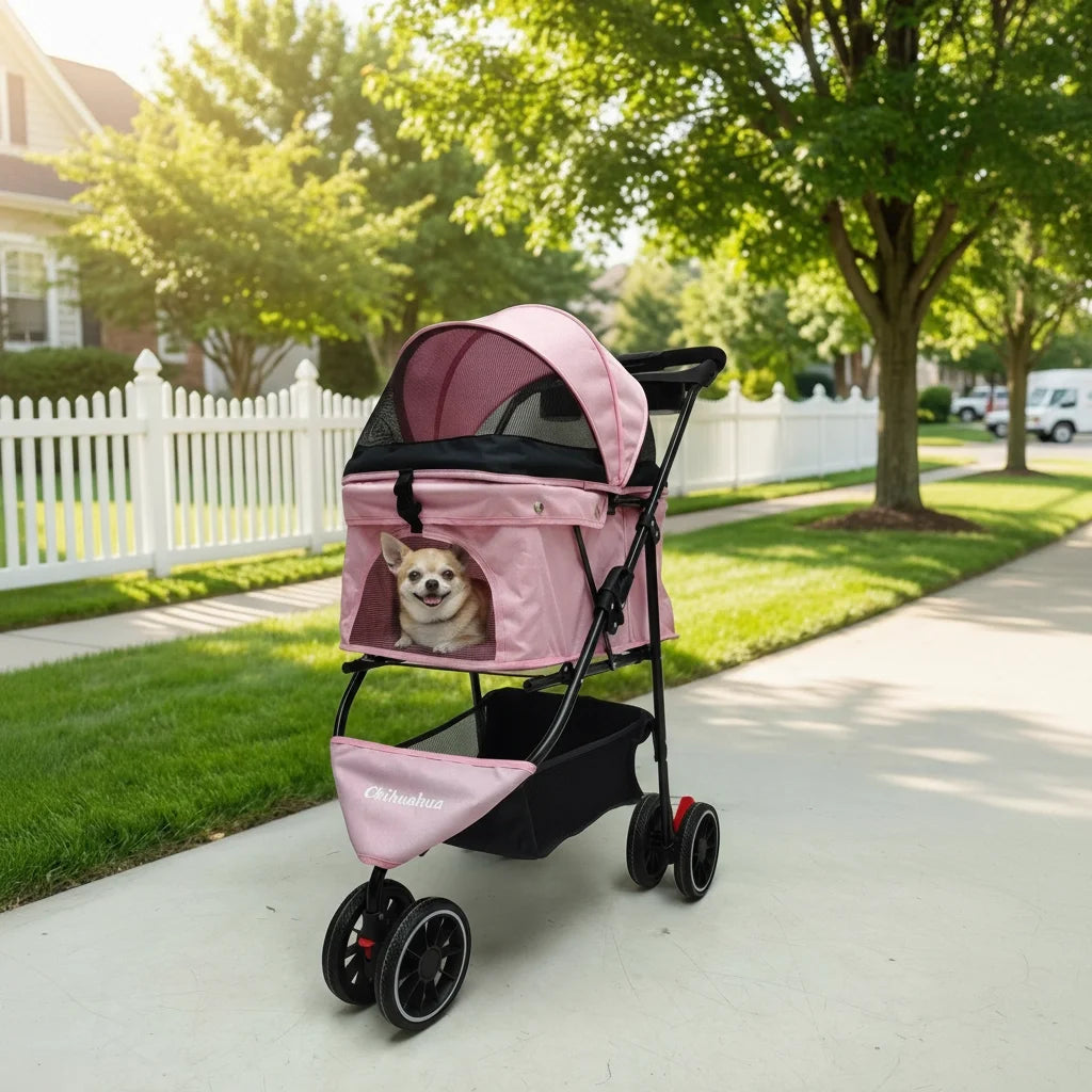 3-Wheel Pet Stroller