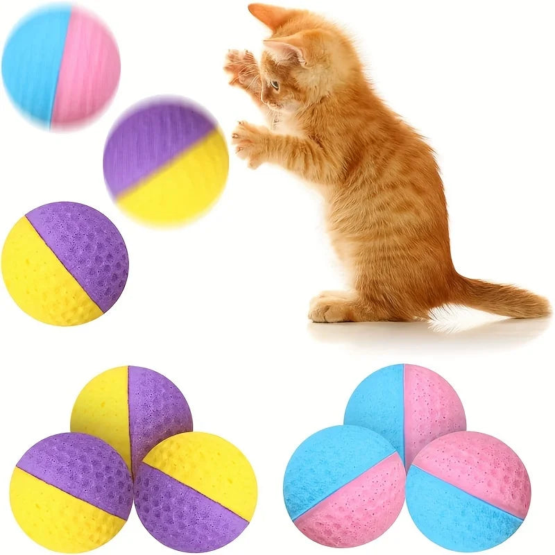 Cat Foam Ball Toys (10-Pack)